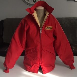 Winter Warm Farmers Kent Red Jacket Coat No Flaws